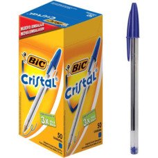 Caneta Esferográfica Média 1.0mm Cristal Azul Bic 1un